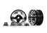 TRA8158X Traxxas Wheels, 2.2", Chrome (2)/ Center Caps (2)