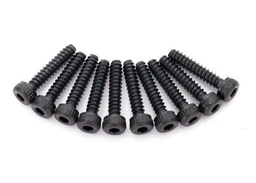 TRA8167 Traxxas Screws, 2x10mm cap-head, self-tapping (hex drive) (10)