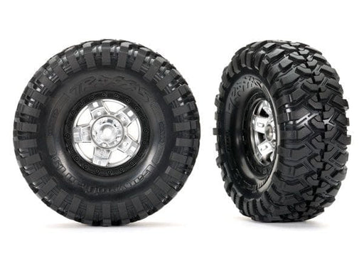 TRA8179X Traxxas Tires And Wheels, Assembled, Glued-TRX-4 Sport (2)