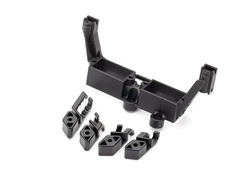 TRA8240X Traxxas Servo mount, 2-speed/ servo mount, T-Lock/ wire clips