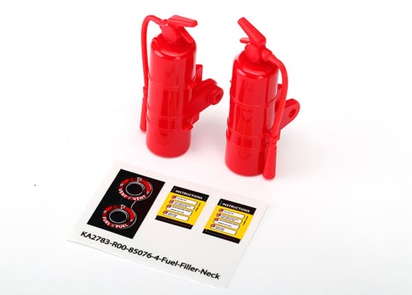 TRA8422 Traxxas Fire Extinguisher, Red (2)