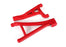 TRA8631R Traxxas Suspension arms, red, front (right), heavy duty (upper (1)/ lower (1))