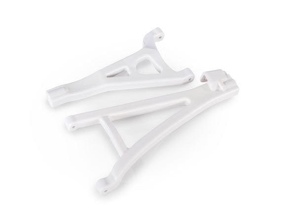 TRA8632A Traxxas Suspension arms, white, front (left), heavy duty