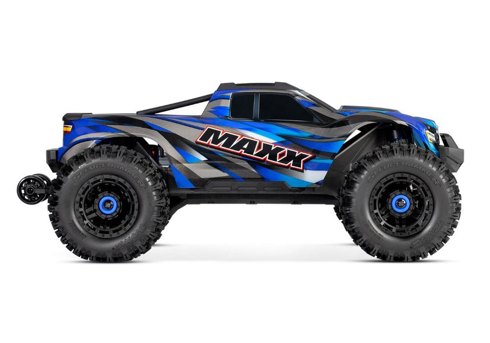 TRA89086-4 Traxxas Maxx 4S V2 Brushless Monster Truck w/ WideMaxx - Blue YOU will need this part # TRA2998 to run this truck