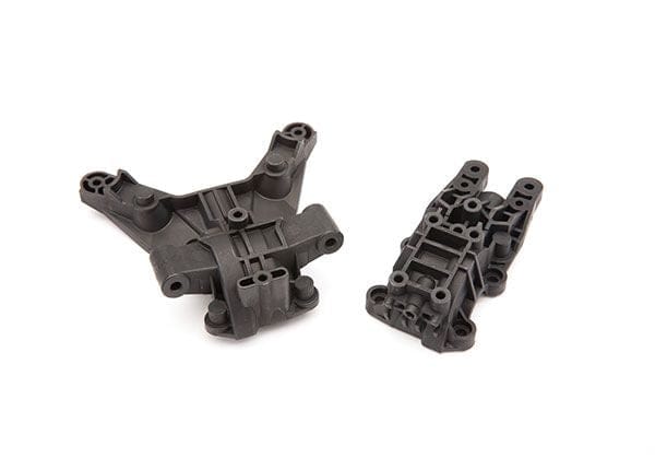 TRA8920 Traxxas Bulkhead, front (upper and lower)
