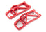 TRA8930R Traxxas Suspension arm, lower, red (left and right, front or rear) (2)