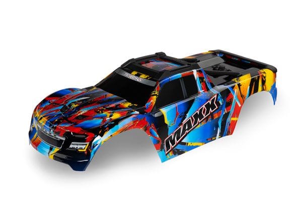TRA8931 Traxxas Body, Maxx V2, Rock n' Roll (painted, decals applied)
