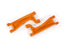 TRA8998T Traxxas Suspension arms, upper, orange (L/R, F/R) (WideMAXX kit)