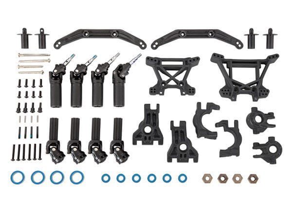 TRA9080 Traxxas Outer Driveline & Suspension Upgrade Kit, black