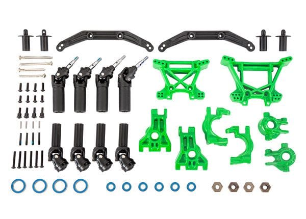 TRA9080G Traxxas Outer Driveline & Suspension Upgrade Kit, green