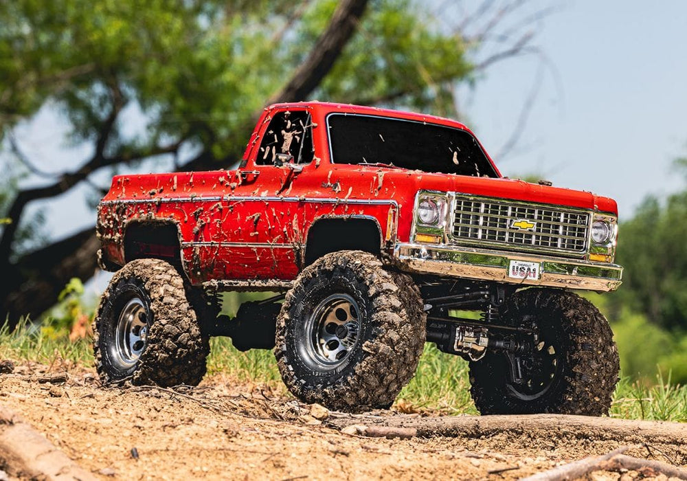 TRA92056-4RED Traxxas TRX-4 Chevrolet K10 Cheyenne High Trail Edition - Red  **SOLD SEPARATELY YOU will need this part # TRA2992 to run this truck