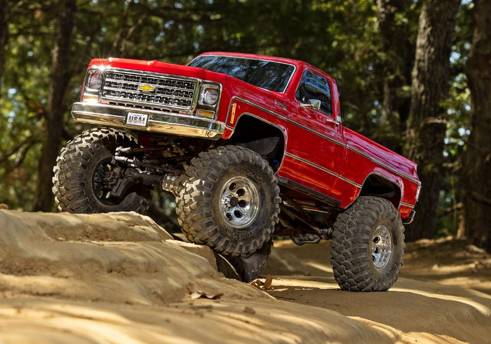 TRA92056-4RED Traxxas TRX-4 Chevrolet K10 Cheyenne High Trail Edition - Red  **SOLD SEPARATELY YOU will need this part # TRA2992 to run this truck