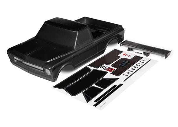 TRA9411A Traxxas Body, Chevrolet C10 (black) (includes wing & decals)