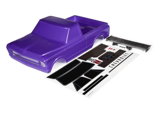 TRA9411P Traxxas Body, Chevrolet C10 (purple) (includes wing & decals)