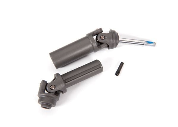 TRA9450 Traxxas Driveshaft assembly (1), left or right (fully assembled, ready to install)/ screw pin (1)