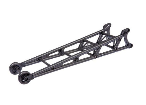 TRA9460 Traxxas Wheelie bar, black (assembled)/ wheelie bar mount