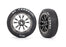 TRA9474X Traxxas Tires & wheels, assembled (black chrome wheels) (Fr) (2)