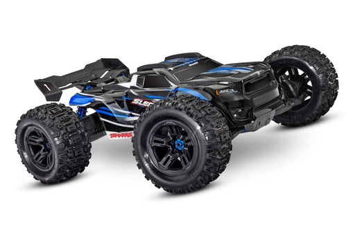shop online TRA95076-4BLUE Traxxas Sledge: 1/8 Scale 4WD Brushless Monster Truck - Blue