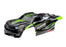 TRA9511G Traxxas Body, Sledge, green/ window, grille, lights decal sheet