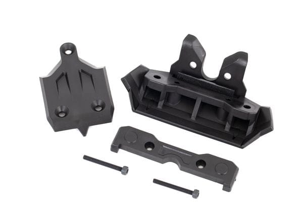 TRA9535 Traxxas Bumper, front/ skidplate, front/ tie bar mount, front/ 3