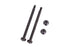 TRA9542 Traxxas Suspension pins, outer, front, 3.5x48.2mm (hardened steel) (2)/ M3x0.5mm NL, flanged (2)