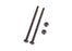 TRA9543 Traxxas Suspension pins, outer, rear, 3.5x56.7mm (hardened steel) (2)/ M3x0.5mm NL, flanged (2)
