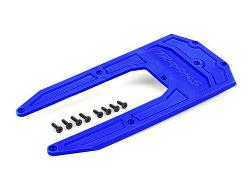 TRA9623X Traxxas Skidplate, Chassis, Blue (Fits Sledge)