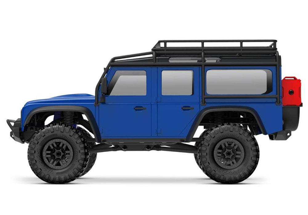 TRA97054-1 Traxxas TRX-4M Land Rover Defender 1/18 RTR Trail Truck, Blue(Sold Separately extra battery please ORDER #TRA2821)