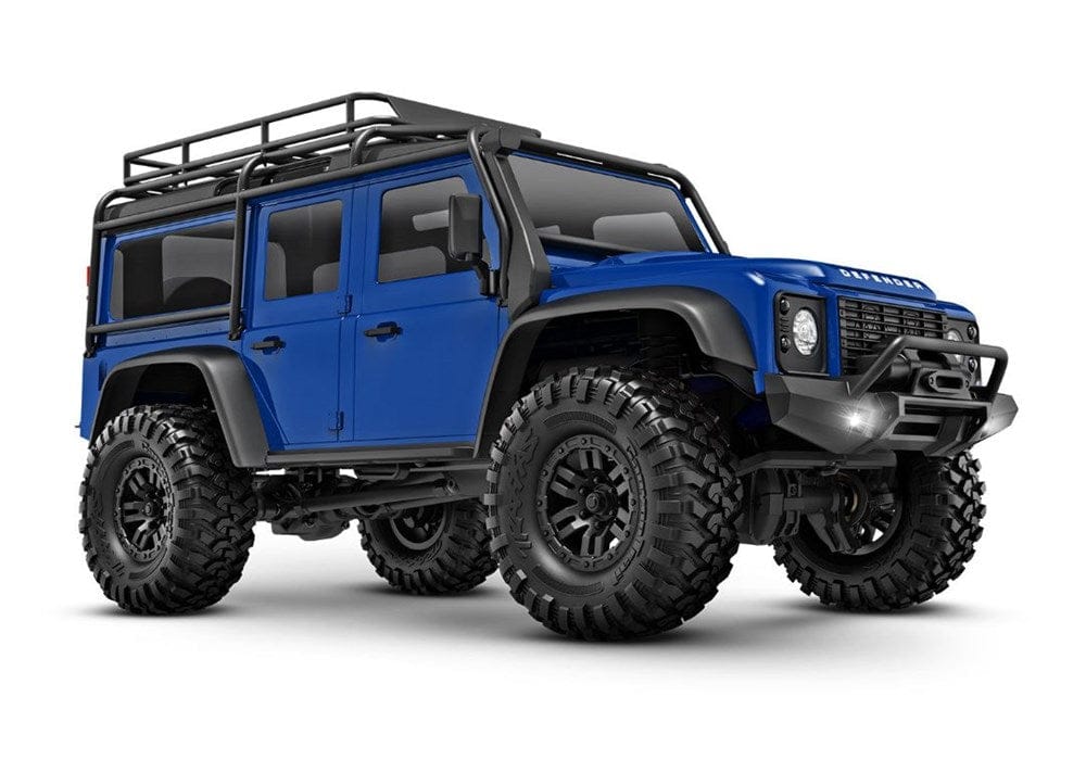TRA97054-1 Traxxas TRX-4M Land Rover Defender 1/18 RTR Trail Truck, Blue(Sold Separately extra battery please ORDER #TRA2821)