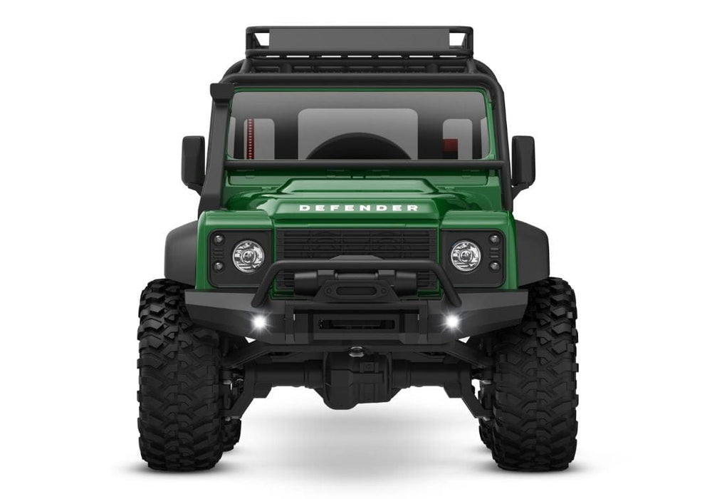 TRA97054-1 Traxxas TRX-4M Land Rover Defender 1/18 RTR Trail Truck, Green(Sold Separately extra battery please ORDER #TRA2821)