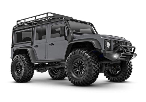 TRA97054-1 Traxxas TRX-4M Land Rover Defender 1/18 RTR Trail Truck, Silver (Sold Separately extra battery please ORDER #TRA2821)
