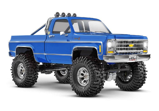 TRA97064-1BLUE Traxxas 1/18 TRX-4M Chevrolet K10 High Trail Truck - Blue(For extra battery please ORDER #TRA2821)