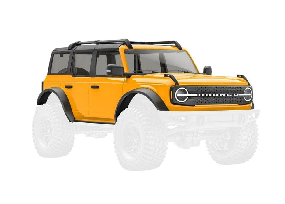 TRA9711-CYBER Traxxas Body, Ford Bronco, Complete, Cyber Orange