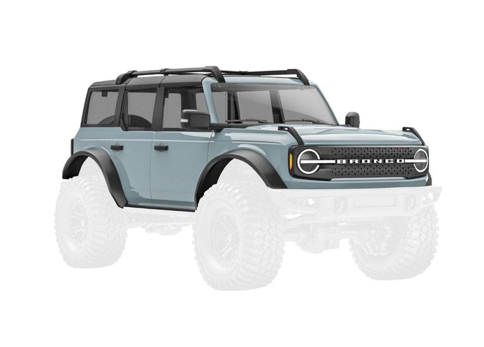 TRA9711-GRAY Traxxas Body, Ford Bronco, Complete, Cactus Grey