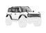 TRA9711-WHT Traxxas Body, Ford Bronco (2021), Complete, White