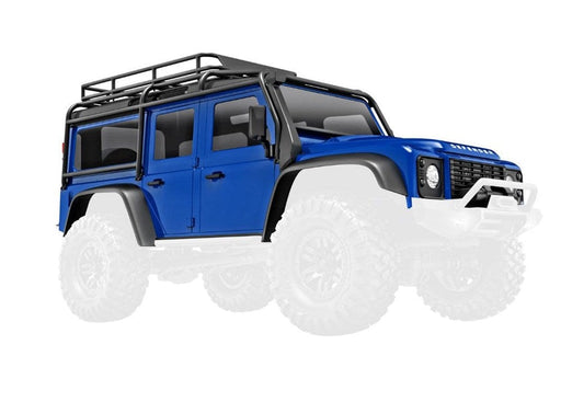 TRA9712-BLUE Traxxas Body, Land Rover Defender, Complete, Blue