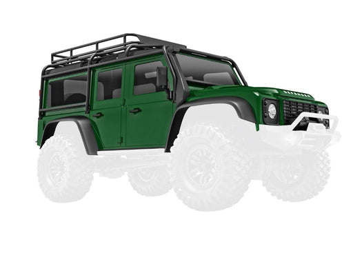 TRA9712-GRN Traxxas Body, Land Rover Defender, Complete, Green