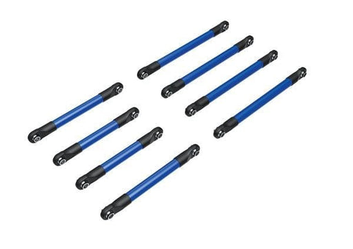 TRA9749-BLUE Traxxas Suspension Link Set, Aluminum (Blue-Anodized)