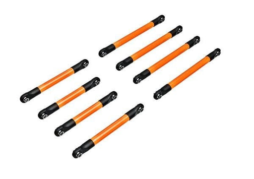 TRA9749-ORNG Traxxas Suspension Link Set, Aluminum (Orange-Anodized)