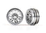 TRA9768-SATIN Traxxas Wheels, 1.0" (Satin Chrome) (2)