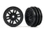 TRA9768 Traxxas Wheels, 1.0" (Black) (2)