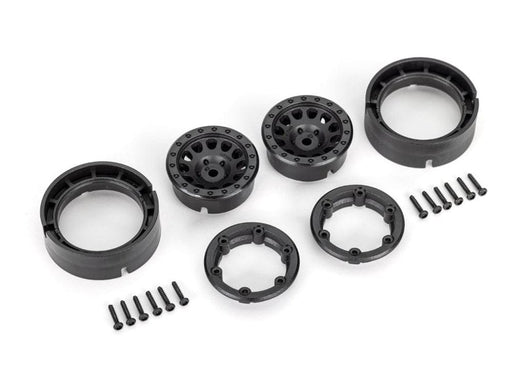 TRA9781 Traxxas Wheels, Method 105 1.0", (Black, Beadlock) (2)