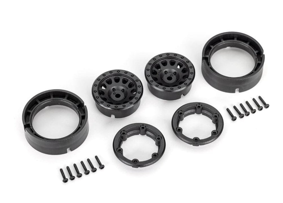 TRA9781 Traxxas Wheels, Method 105 1.0", (Black, Beadlock) (2)
