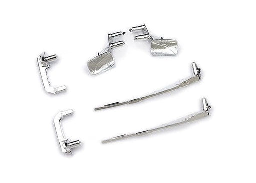 TRA9817 Traxxas Door Handles/Mirrors, Side (L&R)/Wipers(Fits #9811 Body)
