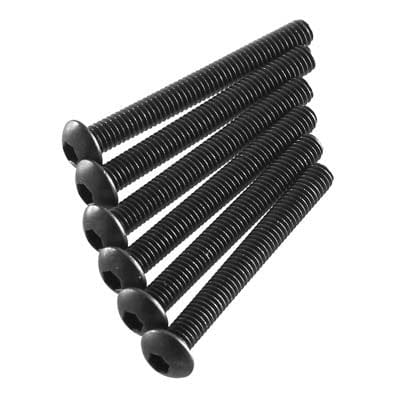 TRA2595 Screws, 4x35mm button-head machine (hex drive) (6)