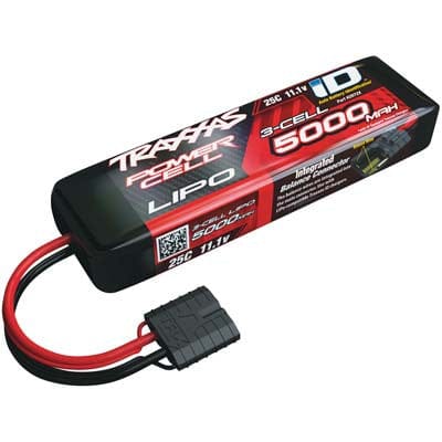 TRA2872X 5000mAh 11.1v 3-Cell 25C LiPo Battery **** IF NOT IN STOCK ORDER   TRA2832X  ********* but ask our text line this will be a good substitute Before￼￼ ￼ purchasing