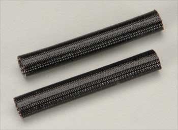 TRA3149A Heat shield tubing, fiberglass (2) (black)