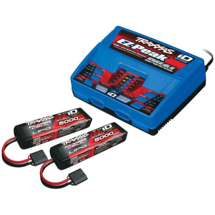 TRA2990 EZ-Peak Dual 3S Completer Pack with 2x 5000mAh LiPo