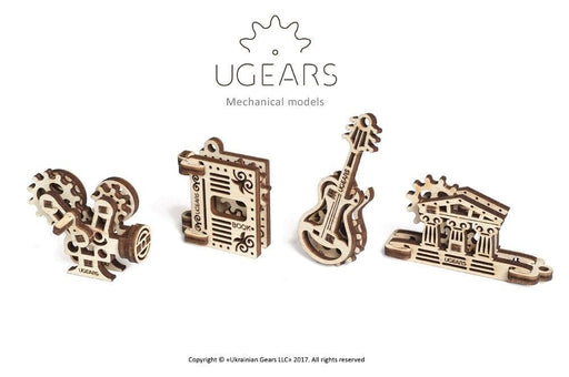 UGR70041 UGears U-Fidget Creation (4 models) - 8 pieces (Easy)