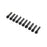 LOS343201 12mm Wheel Hex Screw Pin (10): LMT